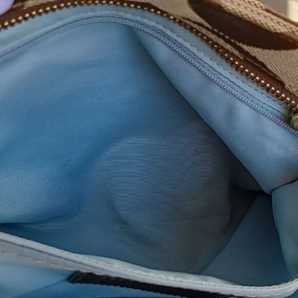 Coach - Monogram C Shopper brown canvas tote - Picture 7 of 16